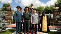Молитва в День Военно-воздушных сил: секретарь Хабаровской епархии принял участие в торжественном открытии памятников на аллее «Героев авиаторов»