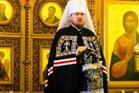 Митрополит Владимир совершил вечерню с чином прощения в главном соборе города