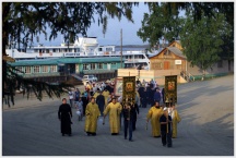 Миссионерский сплав по Амуру. с.Богородское (1 июля 2010 года)