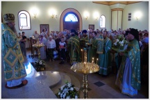 Престольный праздник в храме прп. Серафима Саровского г.Хабаровск (1 августа 2010 года)