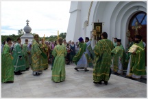 Престольный праздник в храме прп. Серафима Саровского г.Хабаровск (1 августа 2010 года)