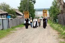 Миссионерская поездка в п. Елабуга, 7 июля 2011 год