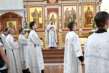 Престольный праздник в Спасо-Преображенском кафедральном соборе г. Хабаровска. 19 августа 2011г.