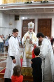 Престольный праздник в Спасо-Преображенском кафедральном соборе г. Хабаровска. 19 августа 2011г.