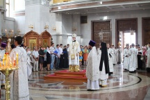 Престольный праздник в Спасо-Преображенском кафедральном соборе г. Хабаровска. 19 августа 2011г.