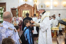 Престольный праздник в Спасо-Преображенском кафедральном соборе г. Хабаровска. 19 августа 2011г.