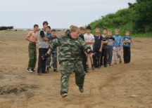 Военно-патриотический сбор Центра допризывной подготовки «Ратник». Лето 2011 г.