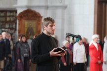 Крестовоздвиженье. Всенощное бдение в Спасо-Преображенском соборе г.Хабаровска. 26 сентября 2011г.