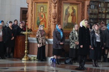 Крестовоздвиженье. Всенощное бдение в Спасо-Преображенском соборе г.Хабаровска. 26 сентября 2011г.