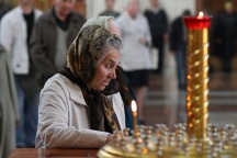 Крестовоздвиженье. Всенощное бдение в Спасо-Преображенском соборе г.Хабаровска. 26 сентября 2011г.