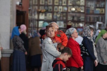 Крестовоздвиженье. Всенощное бдение в Спасо-Преображенском соборе г.Хабаровска. 26 сентября 2011г.