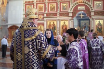 Крестовоздвиженье. Всенощное бдение в Спасо-Преображенском соборе г.Хабаровска. 26 сентября 2011г.