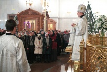 Ночное Рождественское Богослужение в Спасо-Преображенском кафедральном соборе г Хабаровска