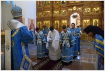 Диаконская хиротония преподавателя Хабаровской семинарии Д. В. Пикулина (29 августа 2010 года)