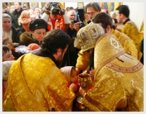 Богослужение в храме св. равноапостольного Николая Японского в Москве (24 февраля 2008 года)