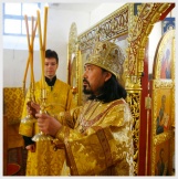 Богослужение в храме св. равноапостольного Николая Японского в Москве (24 февраля 2008 года)